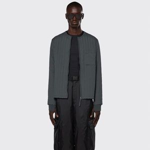 Rains Liner Jacket in Slate Grey